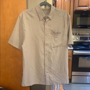 Under Armour Gray Casual Button Down Shirt